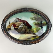 Antique Oval Wood Frame