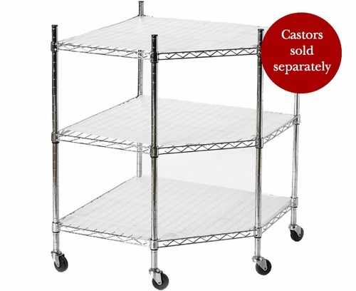 Tier steel corner - corner, shelving