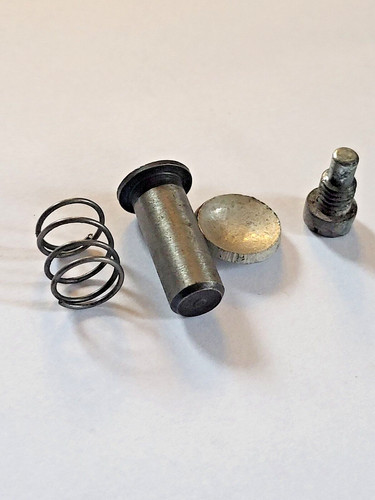 Lambretta steering lock - lock, pin