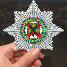 Irish Guards Waterproof Vinyl Stickers - Official MoD Reseller FREE SHIPPING