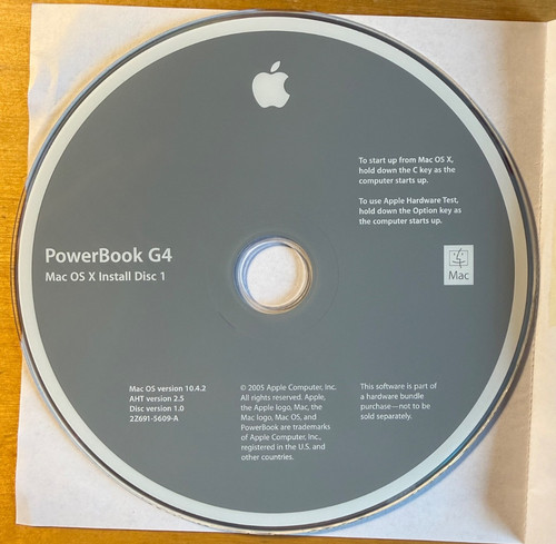 Powerbook mac x - mac, install