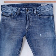 Mens Diesel THANAZ 0073V Slim Skinny Blue Jeans W31 W30 L34
