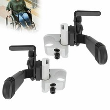 1PAIR Wheelchair Arm Brake High Sensitivity Aluminium Alloy Hand Brake Accessory