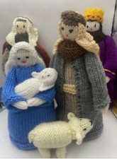 New, Hand Knitted Nativity 5