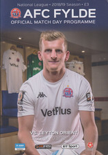 AFC Fylde v Leyton Orient