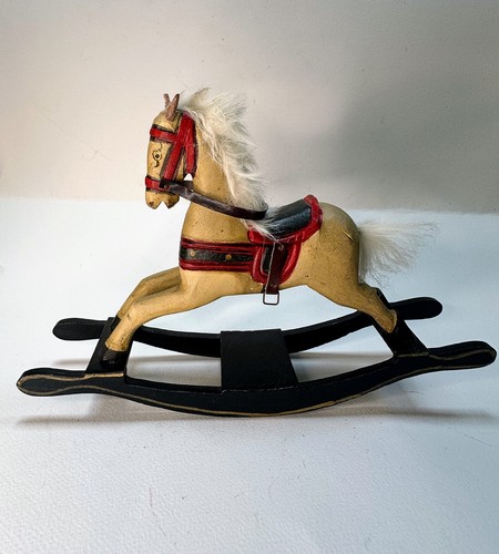 Vintage folk art carousel - vintage,