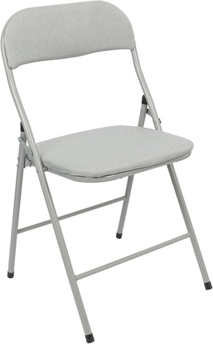 Fabric padded folding chair - fabric,