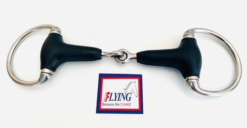 Eggbutt single jointed snaffle - single,