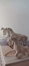 vintage ceramic Set Of 6 Antique Blanc De Chine Chinese Porcelain Horses antique