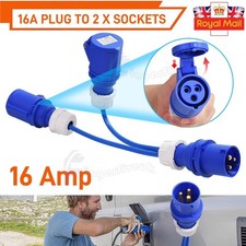 Splitter Cable 16amp Plug to