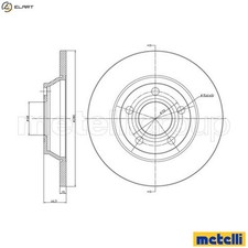 2x BRAKE DISC 23-0392C FOR
