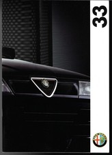 Alfa Romeo 33 Hatchback 1993-1994 UK Market Sales Brochure 1.7 IE & 1.7 16v