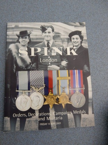 Spink medal catalogue 11 may - ,