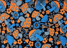 Magic mushrooms print - print, on