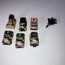 Micro Machines Galoob 1980s Military Miniature vehicle Small Army Toy Bundle
