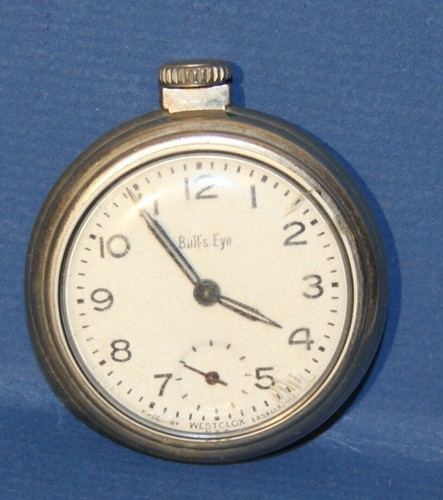 Vintage westclox bulls eye - westclox,