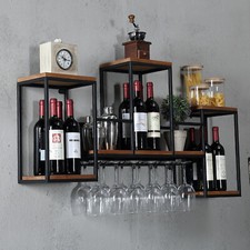 Wall Mounted Wine Rack Bar