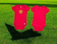 Manchester united Baby Bodysuit / Onesie Cotton.New