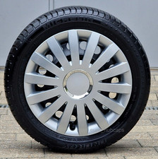🚗 14" wheel trims/Hub Caps/Covers to fit Vw Up  ( Quantity 4 ) 🚗+ badges