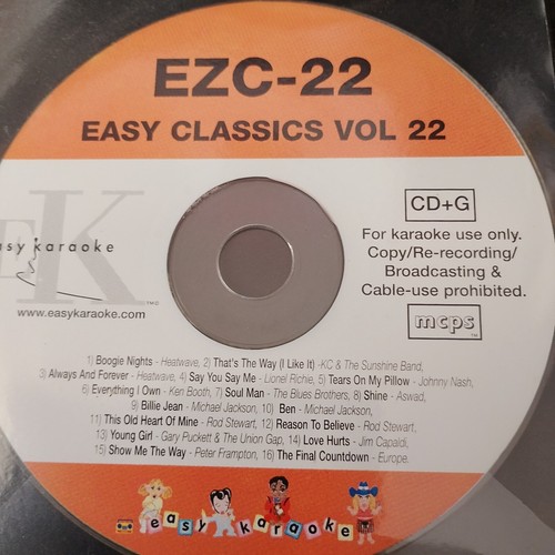Karaoke cdg discs used