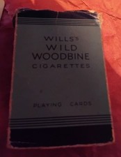 Vintage Wills's Wild Woodbine Cigarettes Playing Cards FULL SET