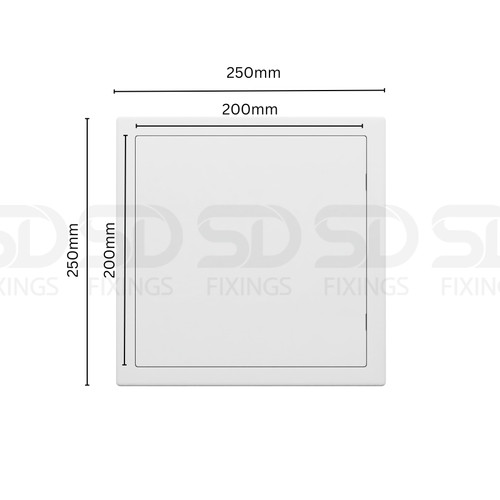 Plastic pvc access panel - plastic,
