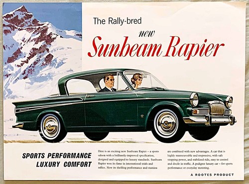 Sunbeam rapier single sheet - rapier,