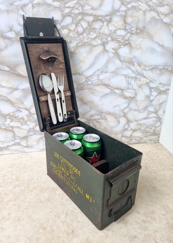 Vintage military ammo box - ammo,