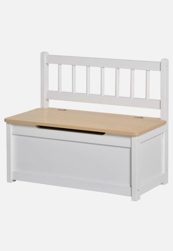 Wooden toy box seat - toy,