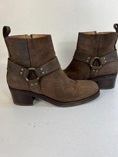 Russell & Bromley boots ankle boots RINGO brown wax boots with box 39 uk6 ref JL