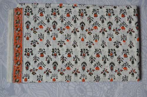 Indian hand block - hand, floral