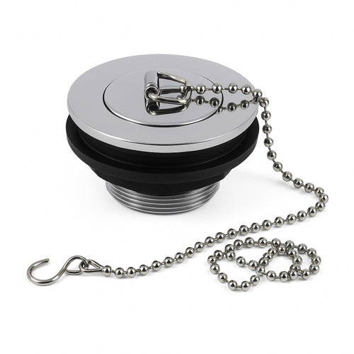 Bath waste unslotted chrome - waste,