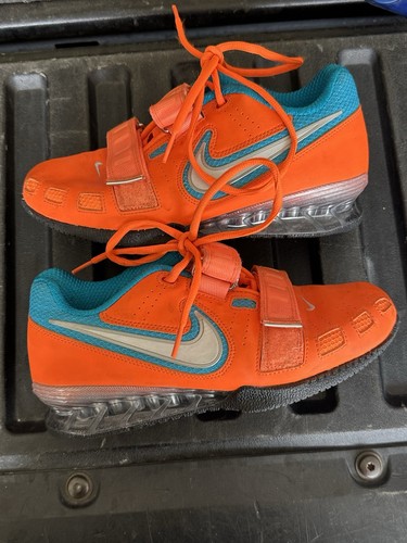 Nike romaleos orange blue - 2,