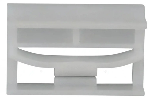 Upholstery mounting clip white