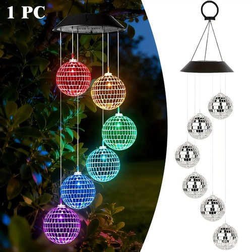 6led solar mosaic ball wind - 6led,