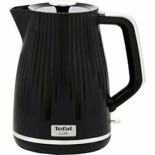 TEFAL KO250840 Cordless LOFT 1.7L Electric Jug Kettle 3000W Fluted Design BLACK