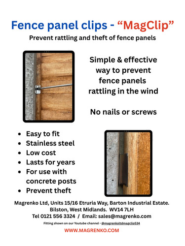 Anti rattle fence panel - anti-rattle,