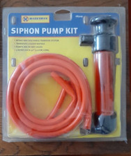 Hand Transfer Siphon Syphon & Air Pump Fuel Oil Water Liquid Fluid Extractor K
