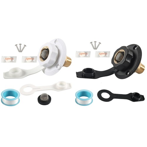 Water inlet kit - inlet, rvs