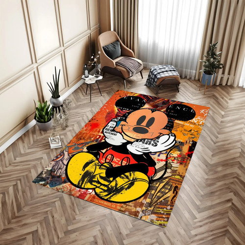 Mickey mouse rug - mouse, rug,