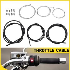 6x Universal Motorcycle Clutch Brake Throttle Cable Harness Set Replacement Kit