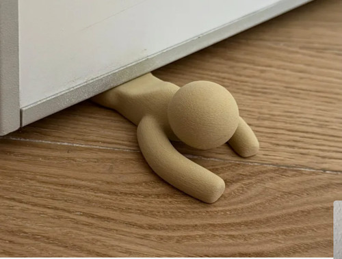 Funny peeking man door stop - peeking,