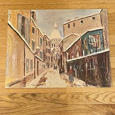 Maurice Utrillo Lithograph On