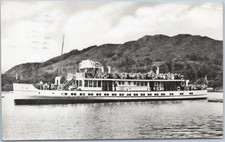 Vintage Postcard MV Teal 1936 Lake Windermere 1961 Ferry Boat