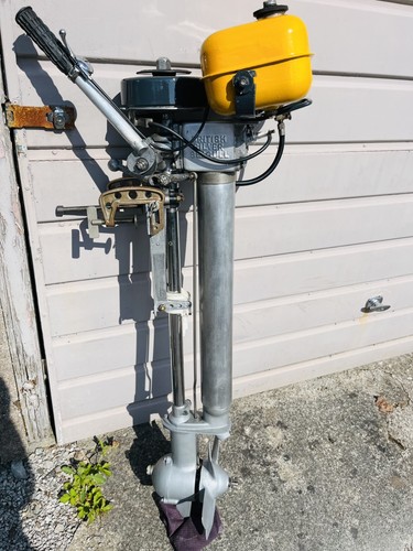 Silver seagull outboard - silver, motor