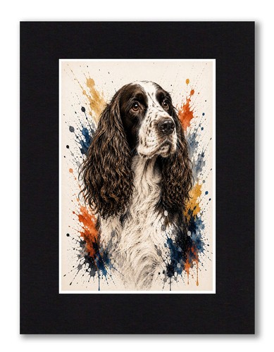 Springer spaniel dog - springer, 6x4