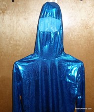 METALLIC BLUE UNITARD 2ND SKIN
