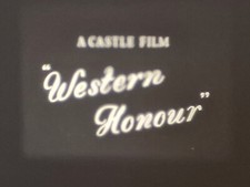 WESTERN HONOUR 1958 16MM B/W SOUND 400FT CINE FILM CASTLE FILMS