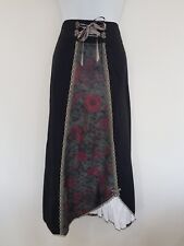 Vintage Skirt Black Maxi Long
