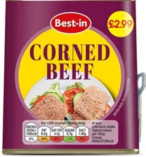 Bestin Corned Beef PM £2.99 340g x 6 Free Delivery 